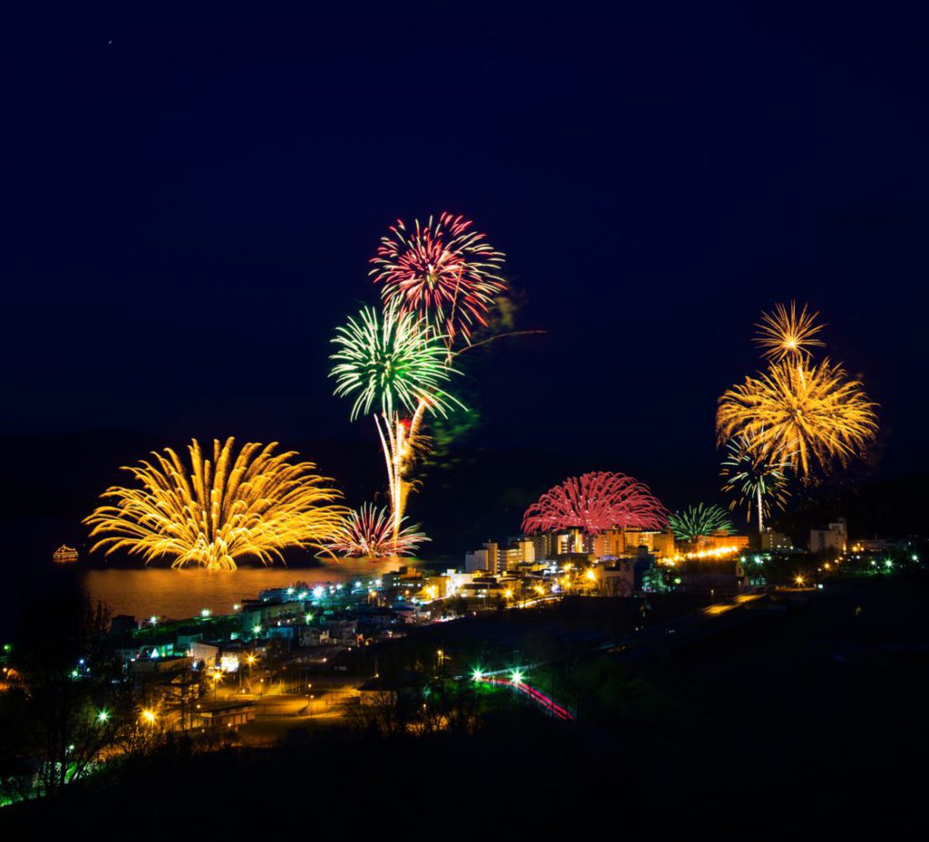 The 38th Lake Toyako Long Run Fireworks Display 6/1 (Mon) to 10/31 (Thu